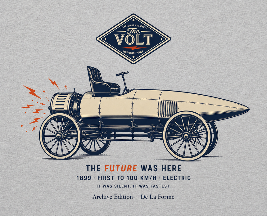 De La Forme The Volt Future Was Here Crewneck