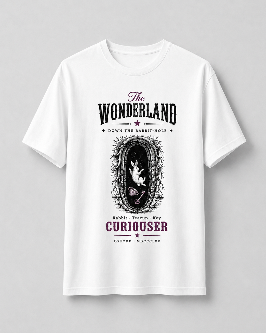 De La Forme Alice in Wonderland Graphic Tee